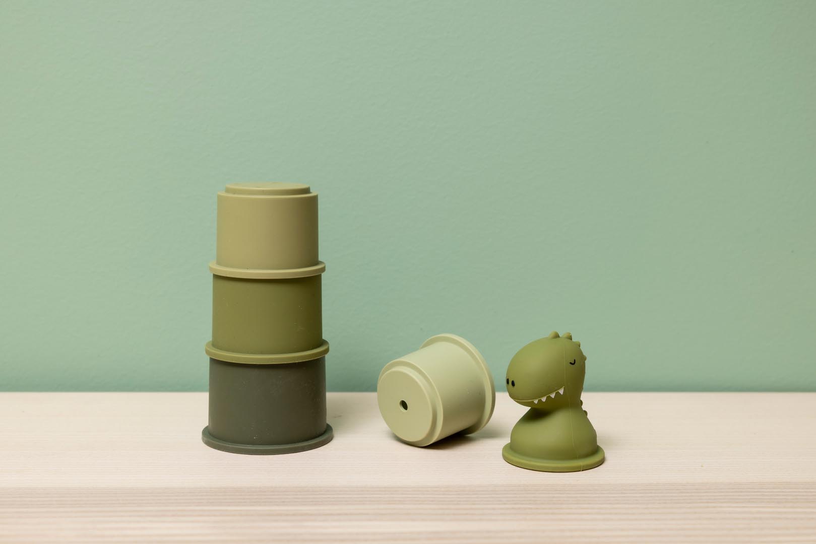 Cubos apilables 5 piezas - Mr. Dino